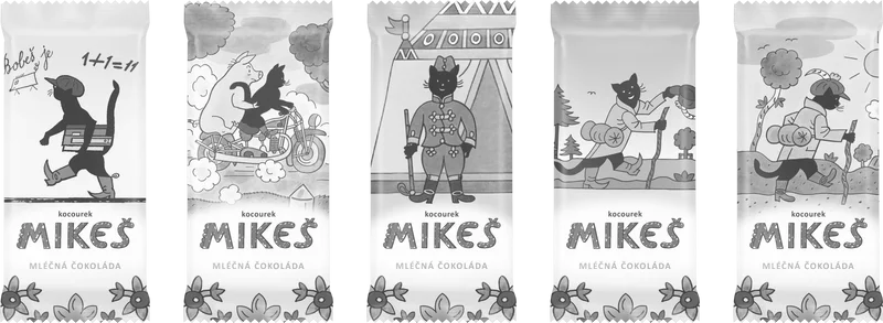 Carla Mléčná čokoláda Mikeš 20 g